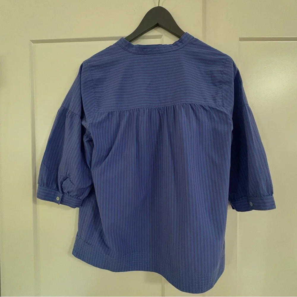 J. Jill Shirred Popover Sz Small LN - Picture 7 of 8